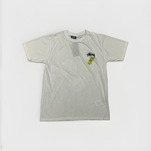 Stussy white graphic - graphic, print