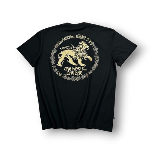 Stussy lion shirt - stussy, black