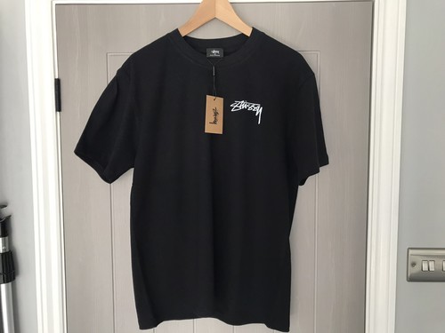 Stussy shirt black front - stussy, t-shirt