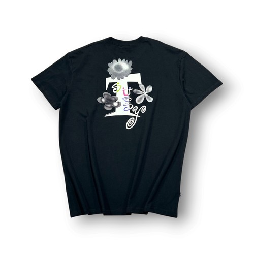 Stussy logo shirt black - logo, xl