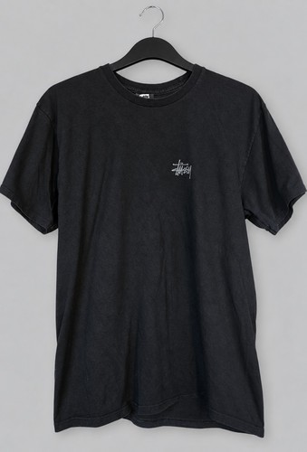 Stussy men black - men's, t-shirt