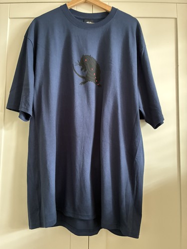 Stussy long range shirt navy - long, t-shirt