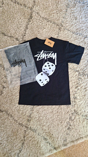Stussy black graphic print - graphic,