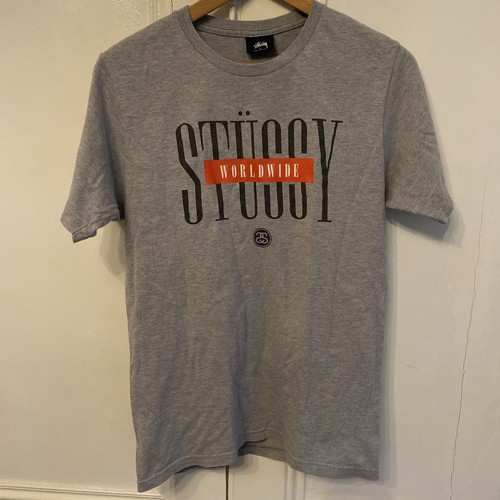 Stussy grey worldwide logo - grey,