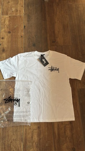 Men stussy white shirt - men’s,
