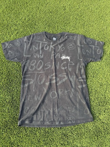 Stussy vintage black shirt - stussy,