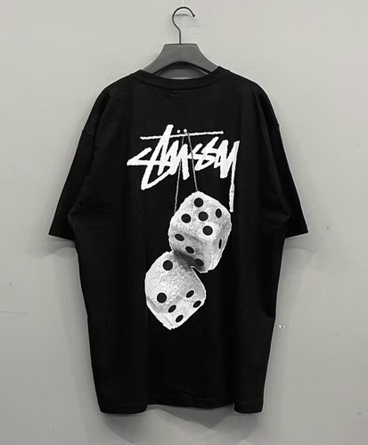 Stussy black short sleeved