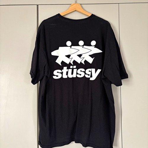 Stussy men black graphic - black,