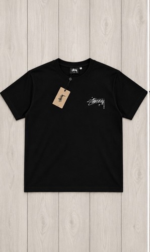 Stussy men shirt black - men's, t-shirt