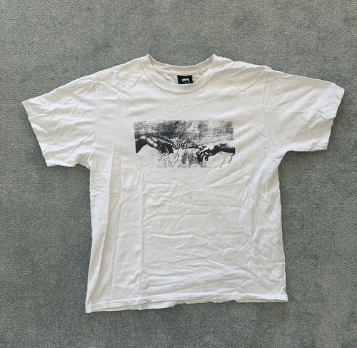 Stussy men white graphic - white,