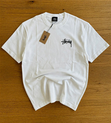 Stüssy white crew neck short - crew,
