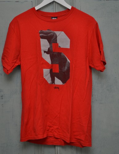 Stussy red dino men medium - red, men's