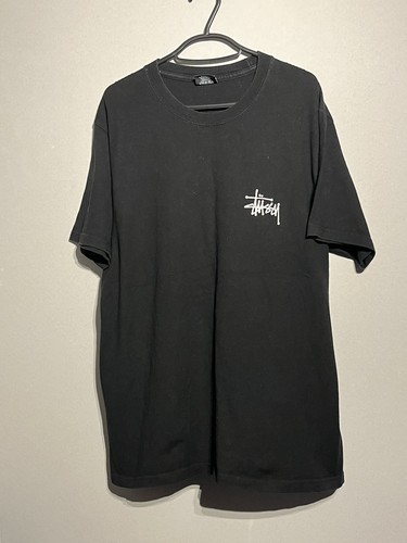 Stussy black cotton - stussy, uk