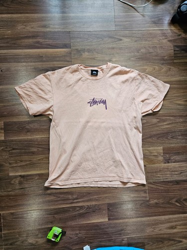 Stussy stock logo coral pink - stussy,