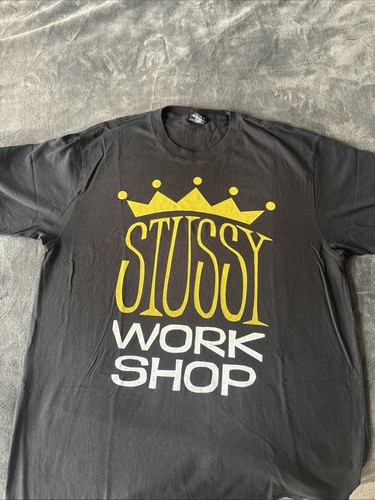 Stussy large black - large, t-shirt