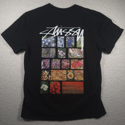 Stüssy floral photo - floral, graphic