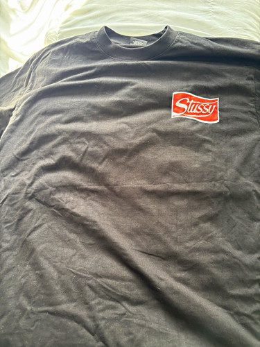 Stussy men black crew neck - men’s,