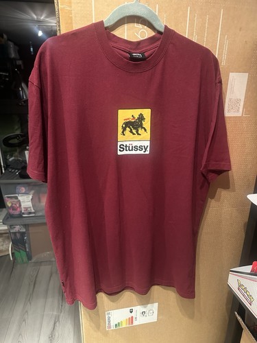 Stussy lion graphic tee top - /,