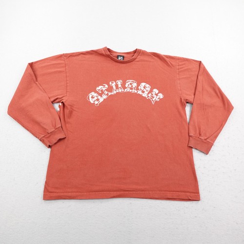 Stussy shirt mens orange - shirt,